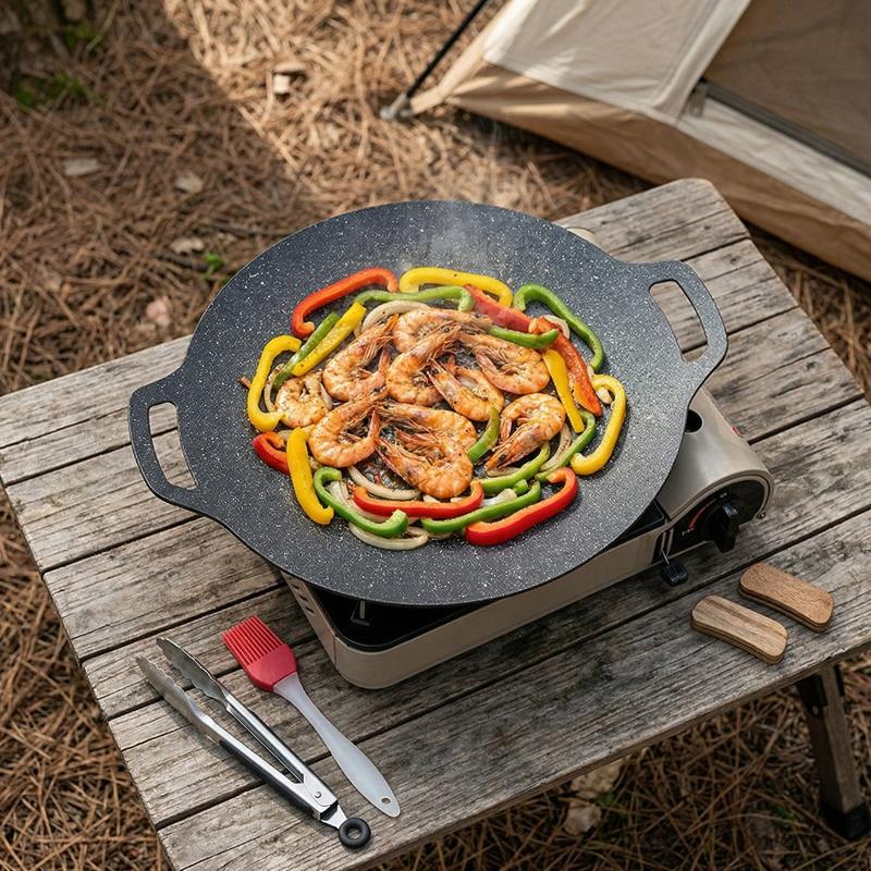 Korean Bbq Grill - Poêle à barbecue en pierre Maifan,