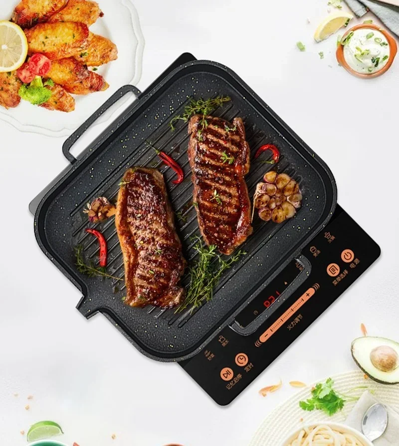 Poêle à frire en aluminium ant - Korean Bbq Grill avis et prix