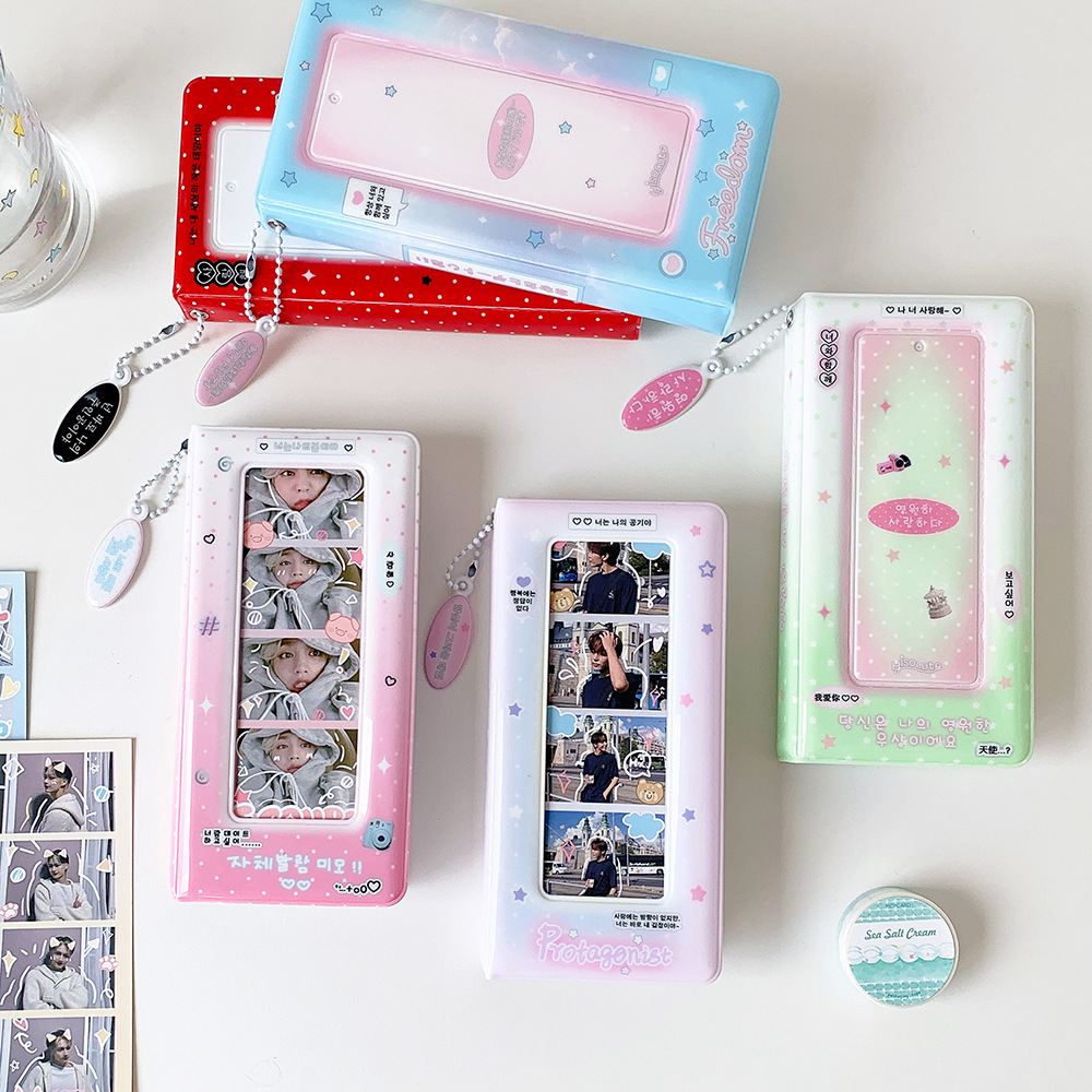 Porte-cartes photo 4 panneaux  - Korean Lifestyle Student avis et prix