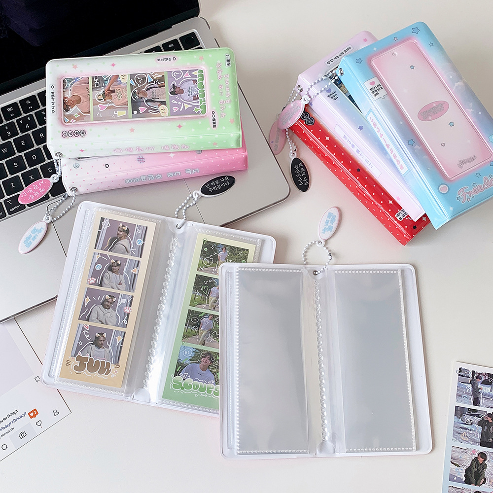 Porte-cartes photo 4 panneaux  - Korean Lifestyle Student avis et prix