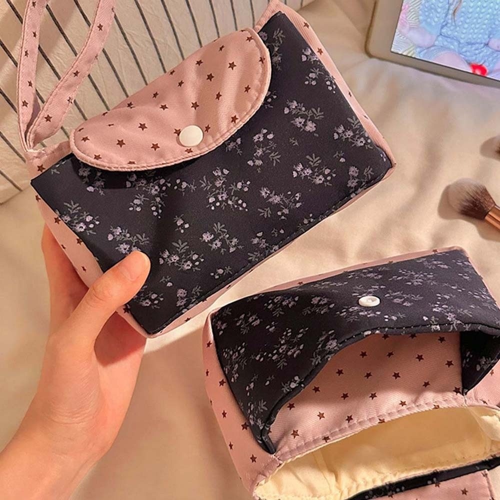 Pochette de maquillage florale - Korean Lifestyle & Kids Boutique avis et prix